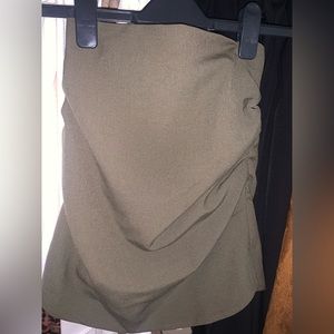 Zara green skirt